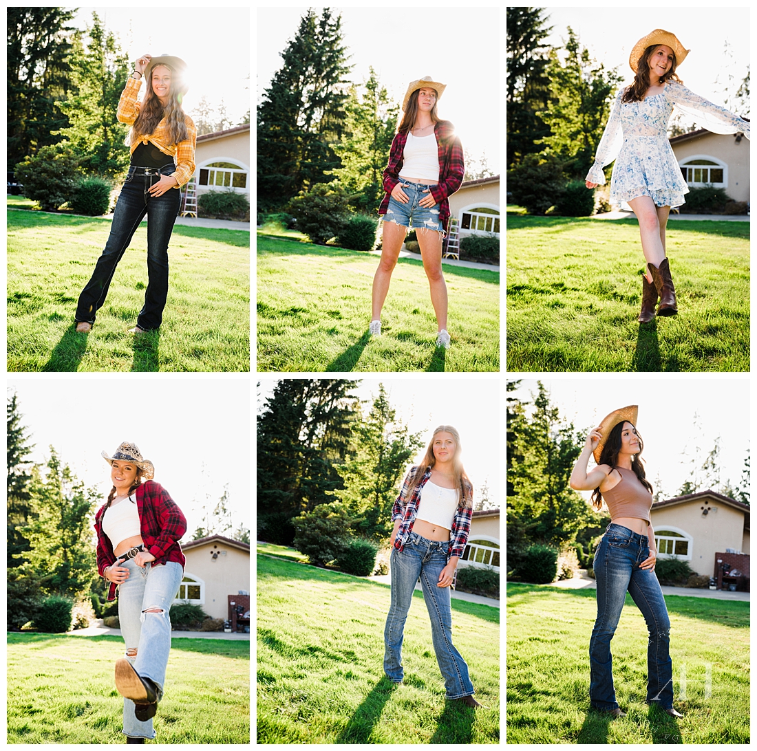 Fun Solo Poses For Country Portraits | Photographed by the Best Tacoma, Washington Senior Photographer Amanda Howse Photography