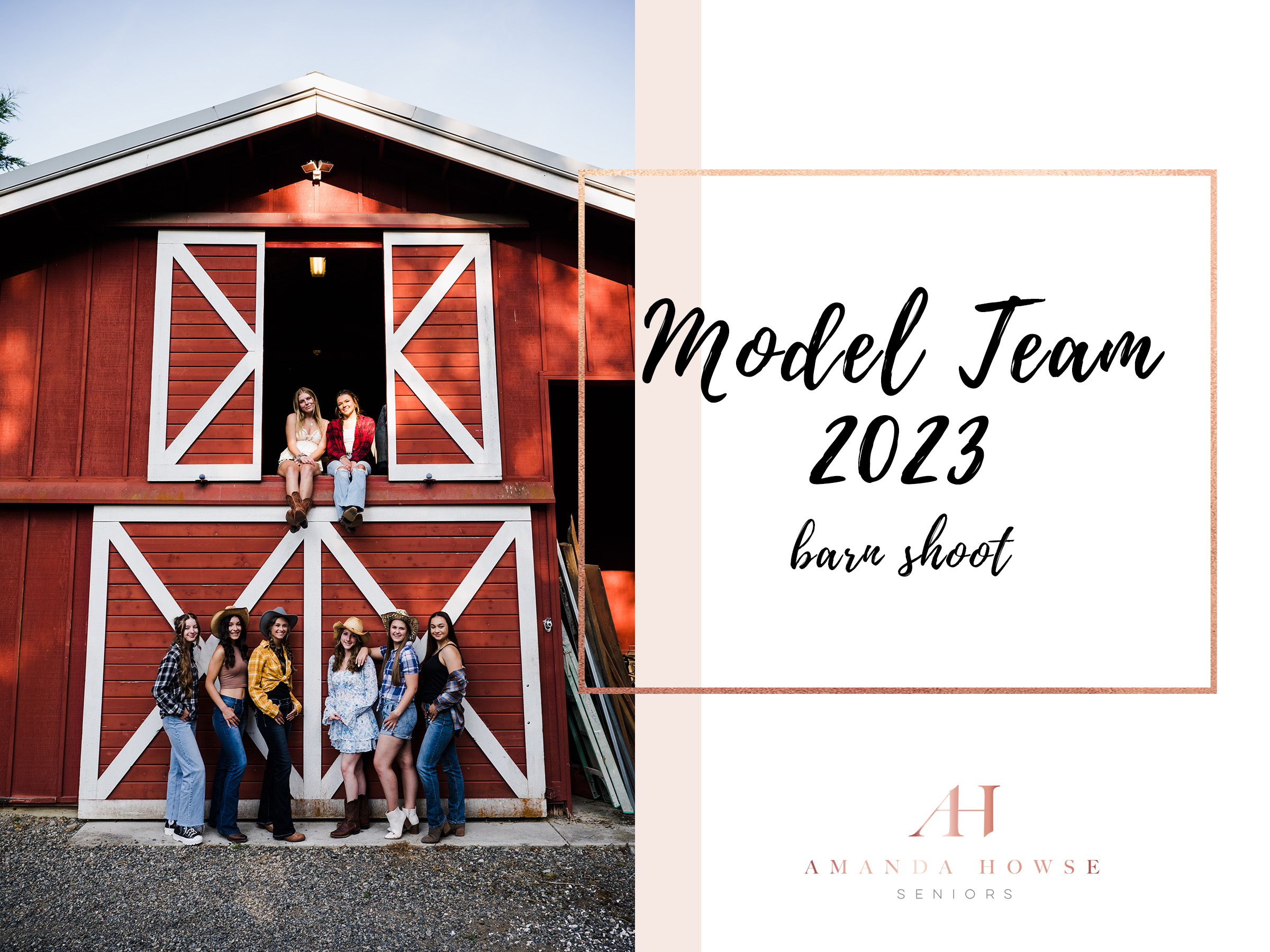 Model Team 2023 Barn Shoot | Amanda Howse Photography