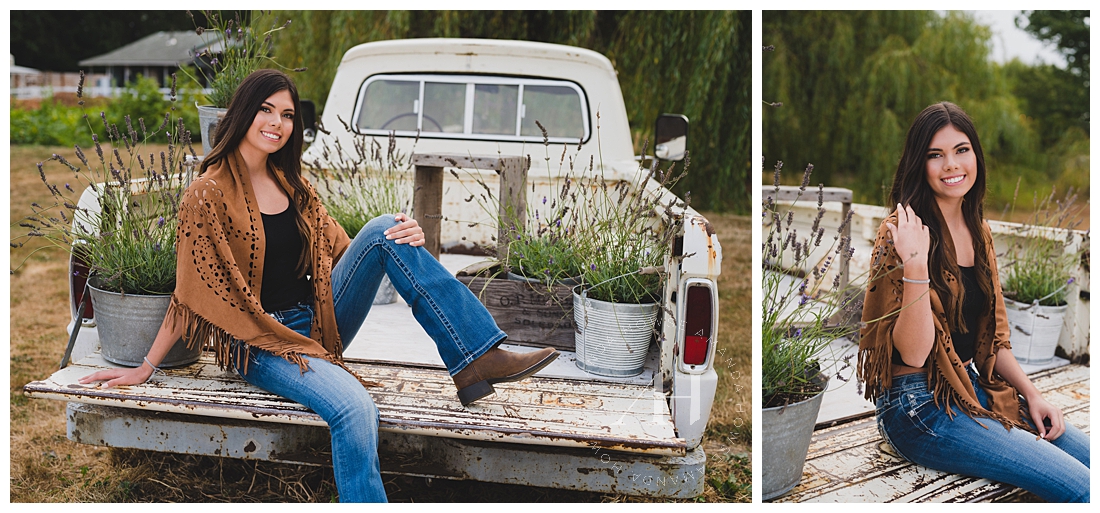 Rustic Truck Portraits For High School Seniors | Photographed by the Best Tacoma, Washington Senior Photographer Amanda Howse Photography