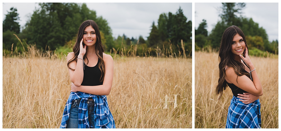Rustic Late August Senior Portraits | Wild Hearts Farm | Photographed by the Best Tacoma, Washington Senior Photographer Amanda Howse Photography
