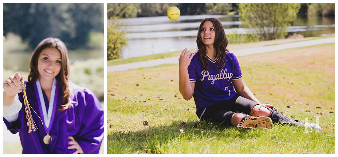 High School Grad Portraits | Softball Graduate Girls | Photographed by the Best Tacoma, Washington Senior Photographer Amanda Howse Photography