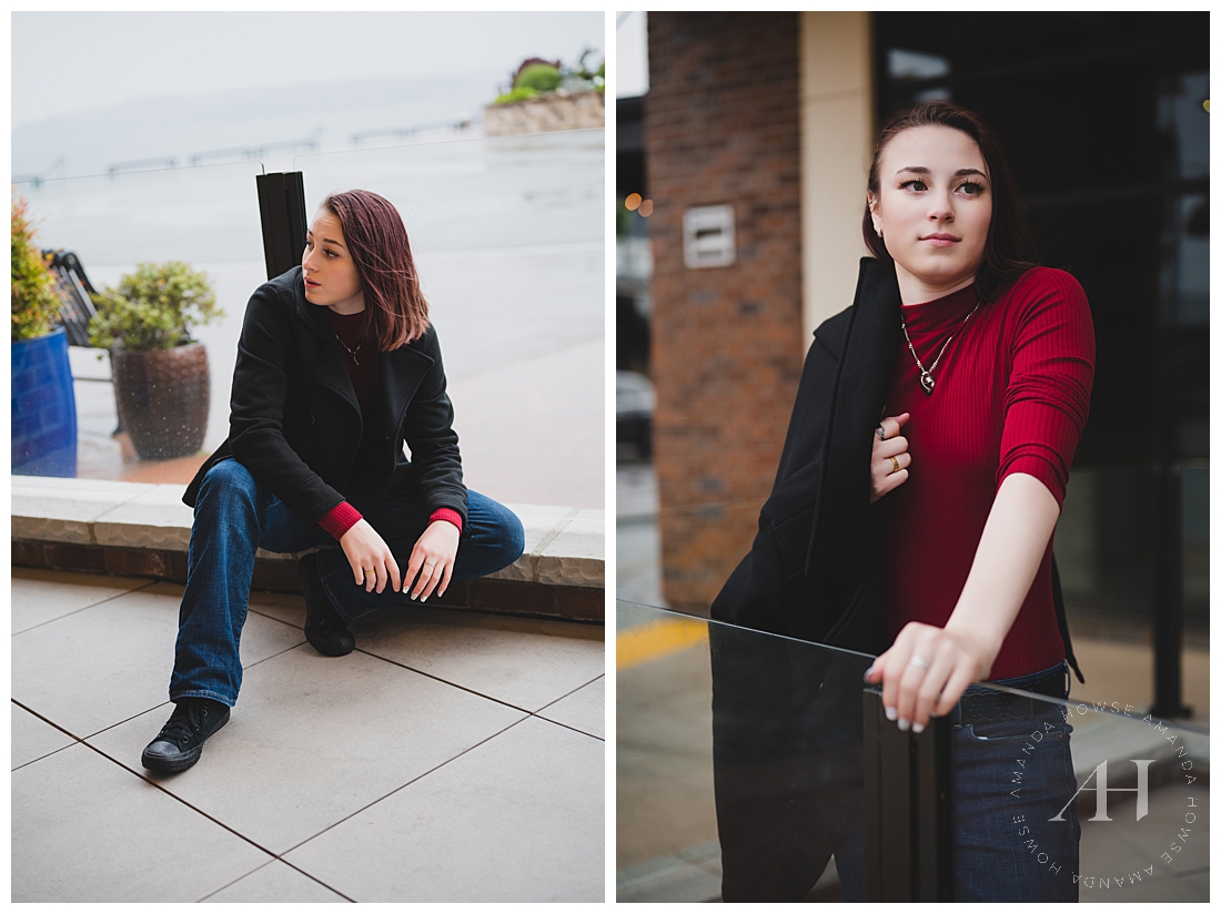 Fun, Rainy, June Portraits for College Grad | Photographed by the Best Tacoma, Washington Senior Photographer Amanda Howse Photography