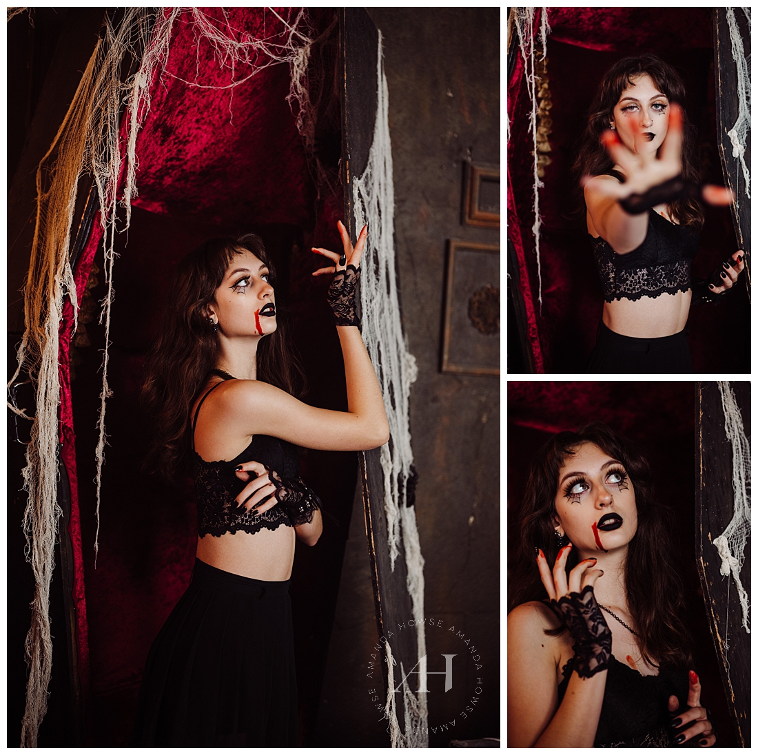 Spooky Halloween Portraits | Photographed by the Best Tacoma, Washington Senior Photographer Amanda Howse Photography