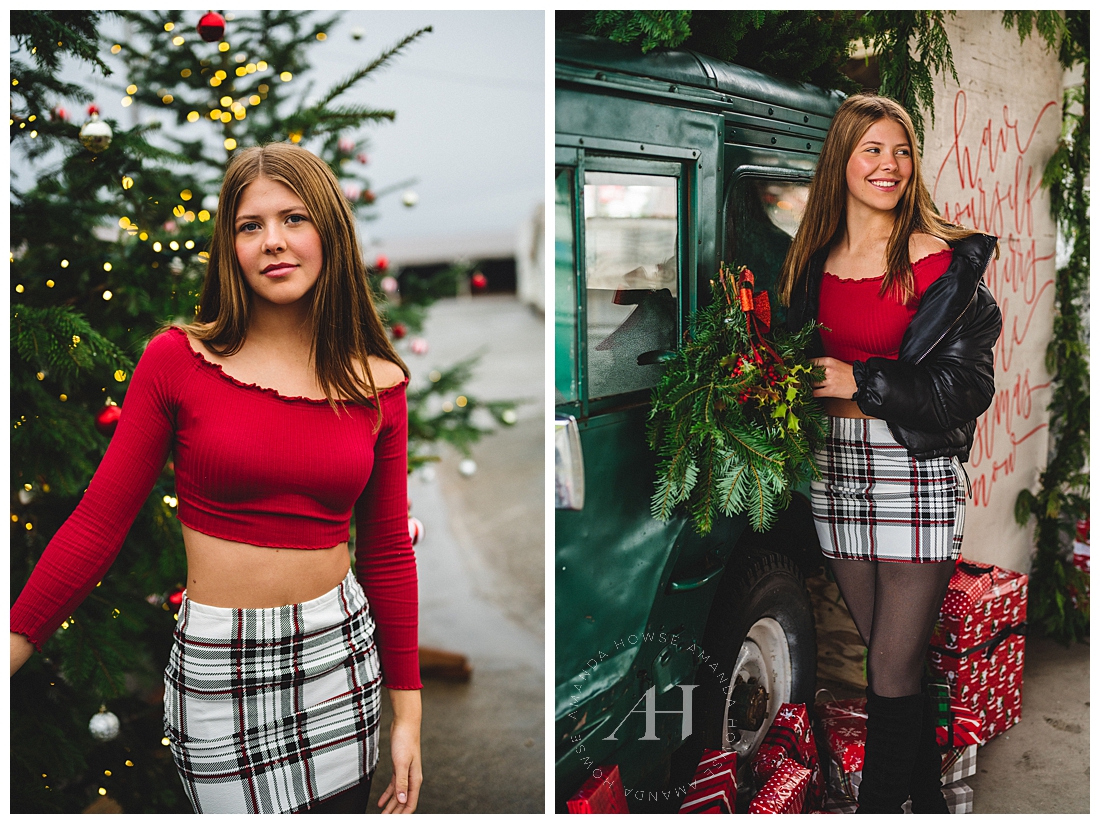 Holiday Outfit Ideas | Photographed by the Best Tacoma, Washington Senior Photographer Amanda Howse Photography