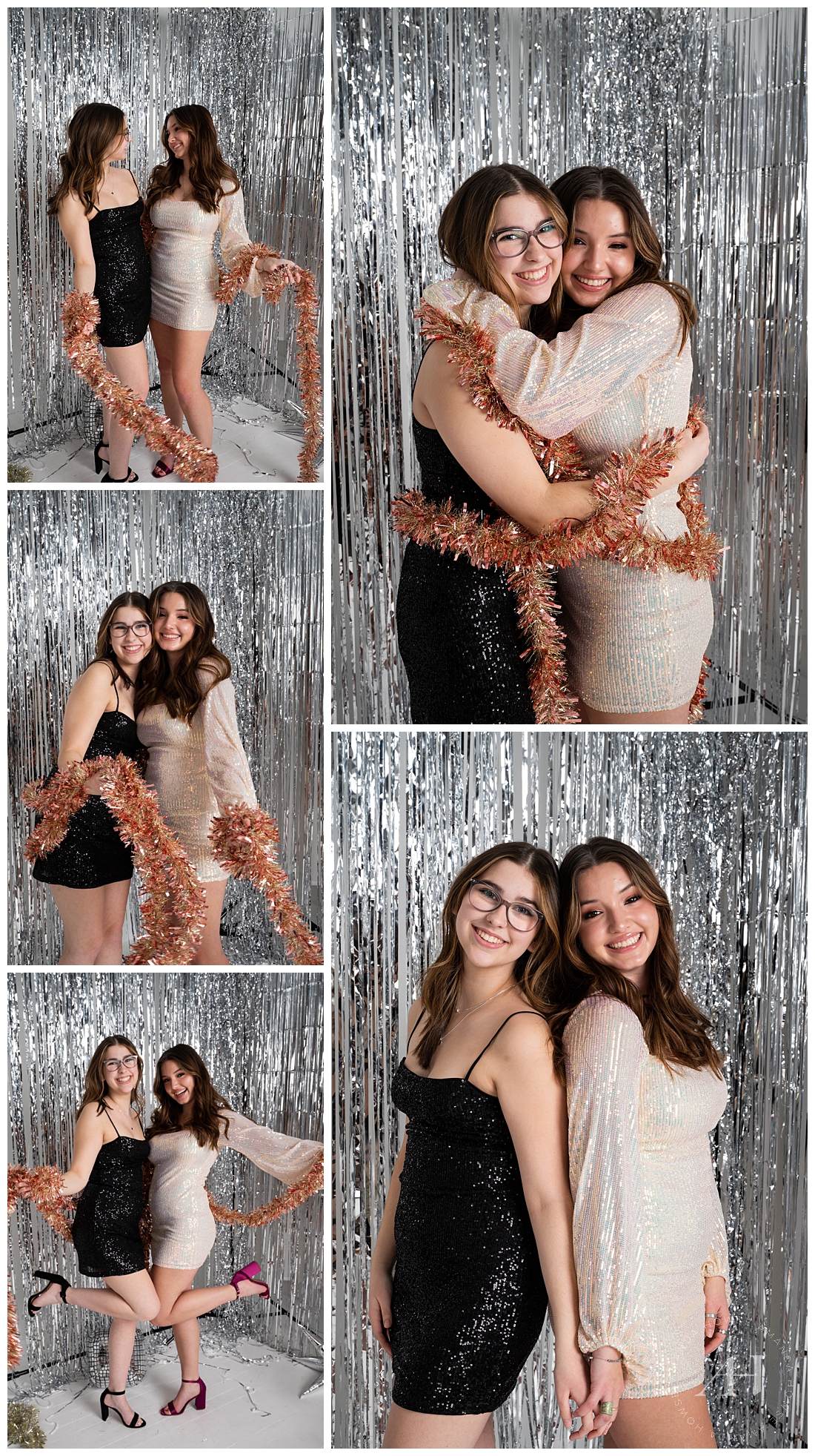 Cute Party Pose Ideas with Your BFF | Photographed by the Best Tacoma, Washington Senior Photographer Amanda Howse Photography
