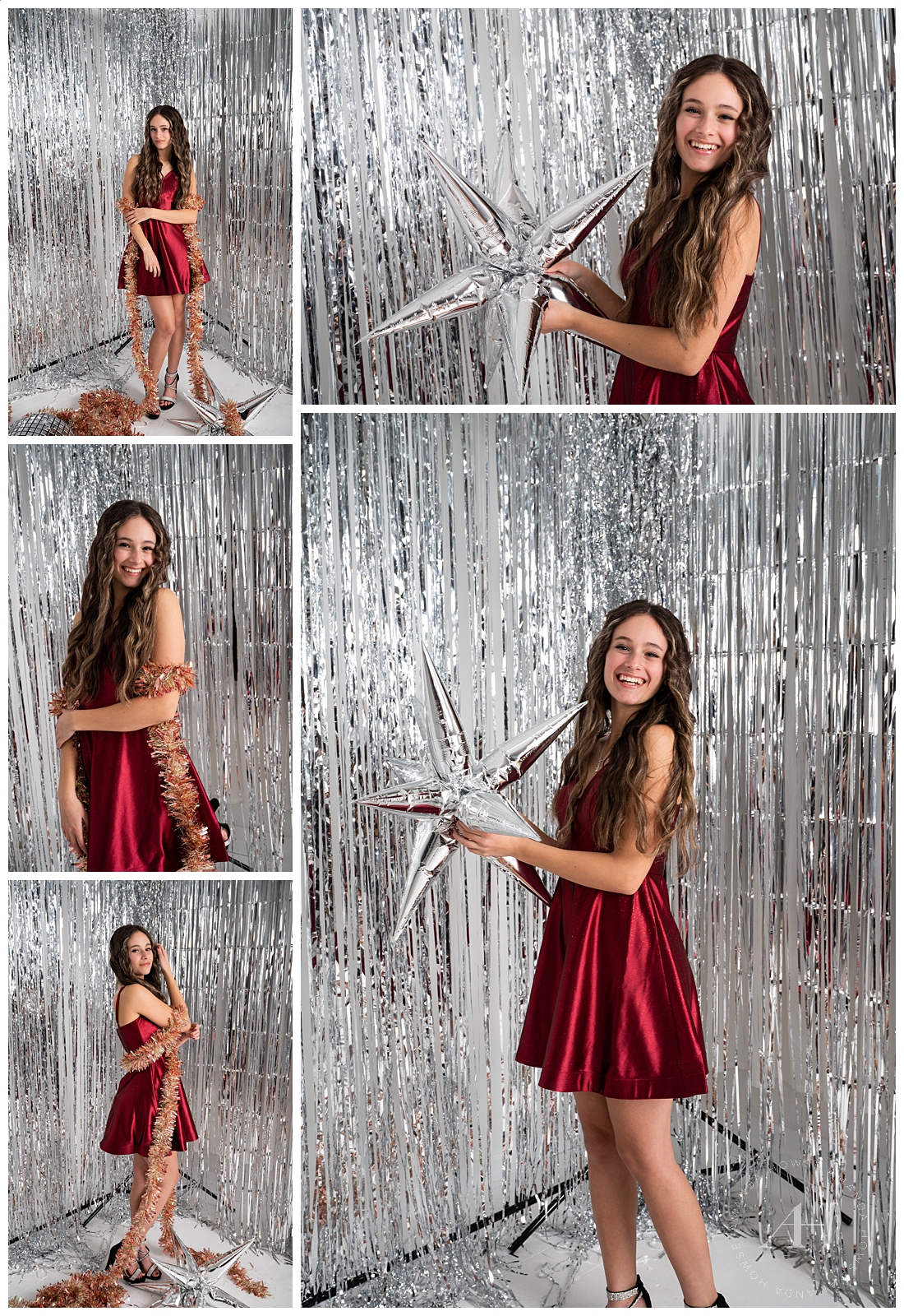 High School Model Team Portraits with Cute Red Dress | Photographed by the Best Tacoma, Washington Senior Photographer Amanda Howse Photography