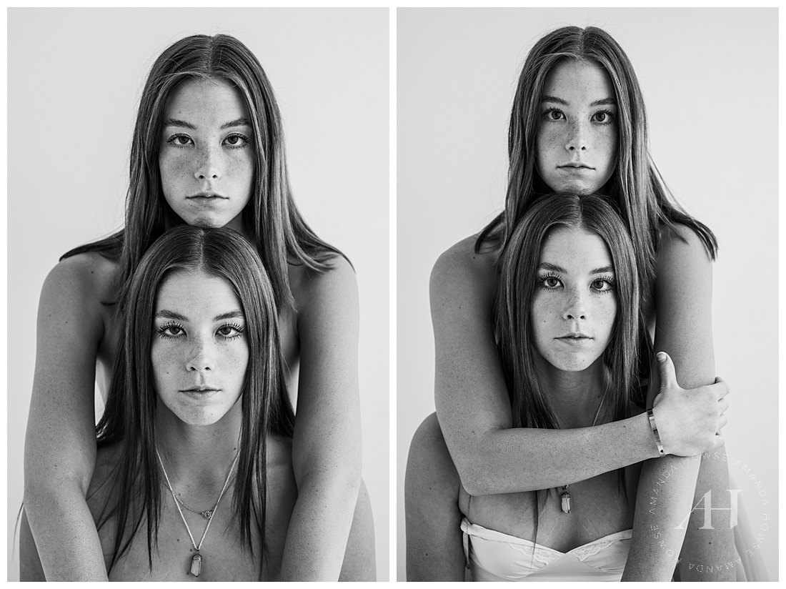 Identical Twin Portraits | Photographed by the Best Tacoma, Washington Senior Photographer Amanda Howse Photography