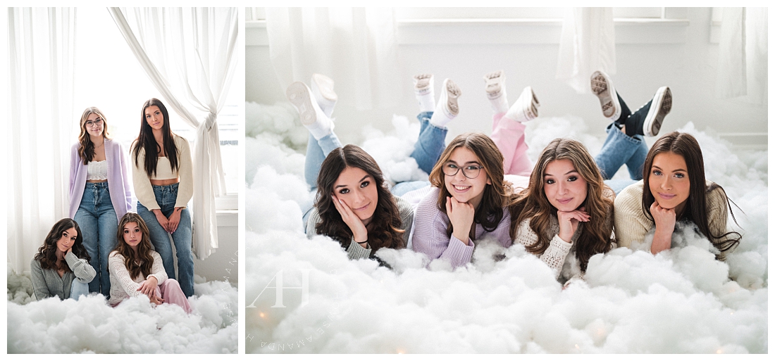 Friends in the Clouds Photoshoot | Photographed by the Best Tacoma, Washington Senior Photographer Amanda Howse Photography
