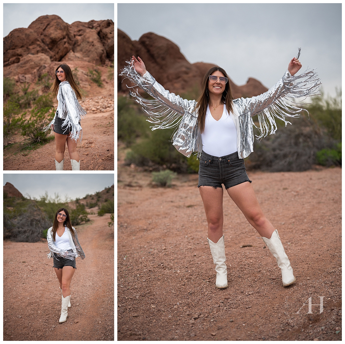 Portraits From Senior Photo Education | Desert Rocker Vibes | Photographed by the Best Tacoma, Washington Senior Photographer Amanda Howse Photography