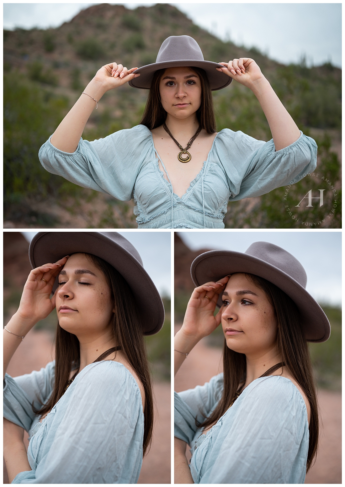 Senior Pose Guide | How To Style a Trendy Hat | Photographed by the Best Tacoma, Washington Senior Photographer Amanda Howse Photography