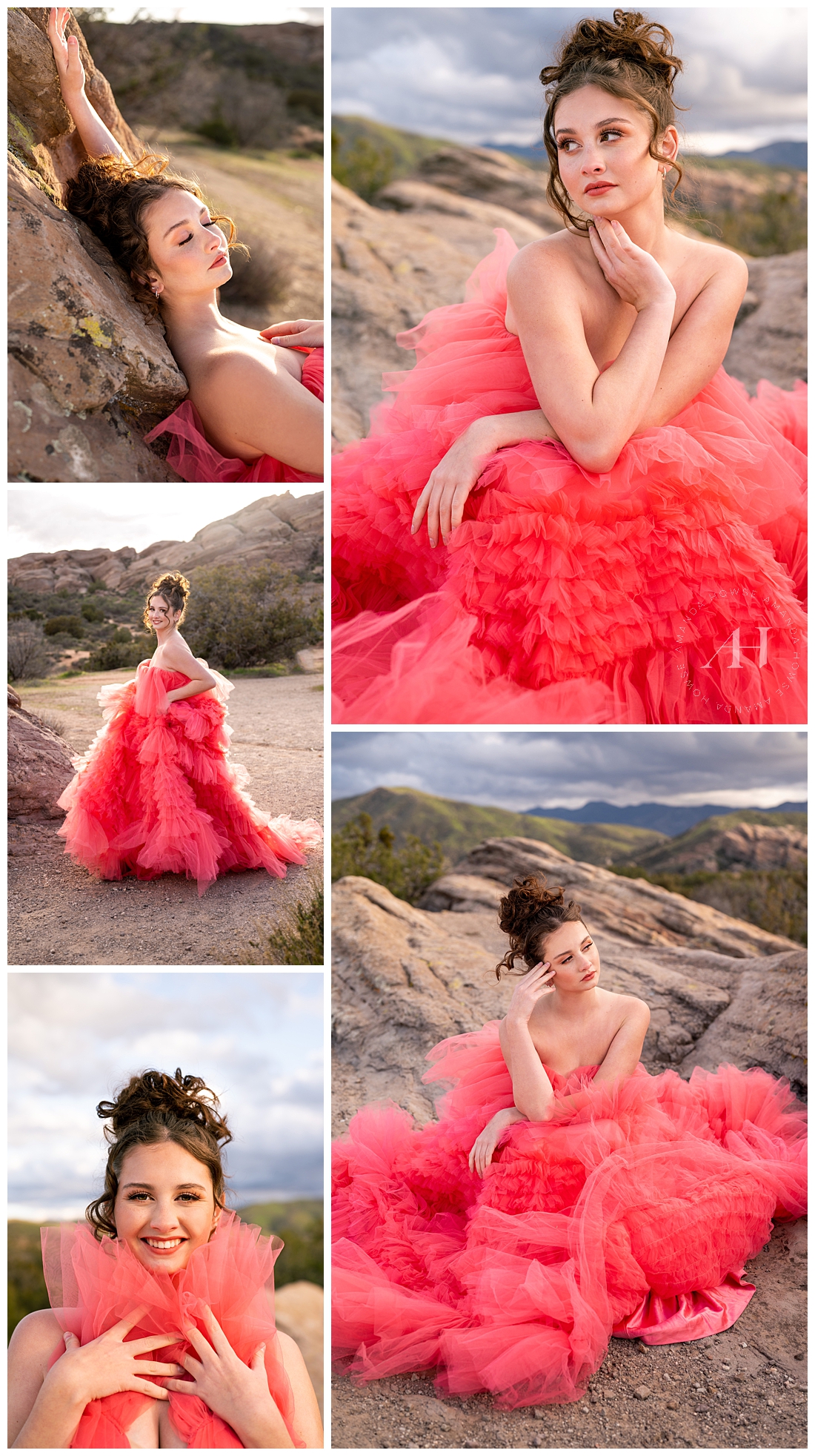 Sage Brush and Pink Tulle | Desert Prom Dress | Photographed by the Best Tacoma, Washington Senior Photographer Amanda Howse Photography