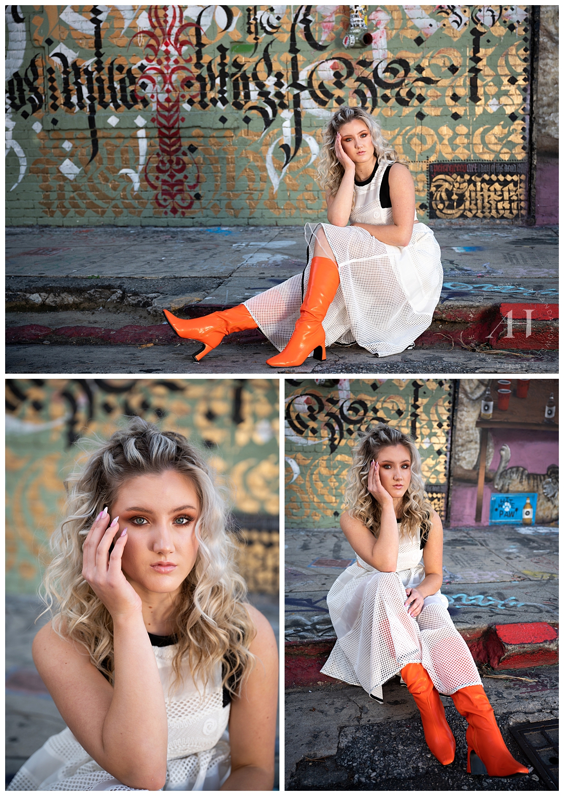 Chic City Session in Downtown LA Streets | Photographed by the Best Tacoma, Washington Senior Photographer Amanda Howse Photography