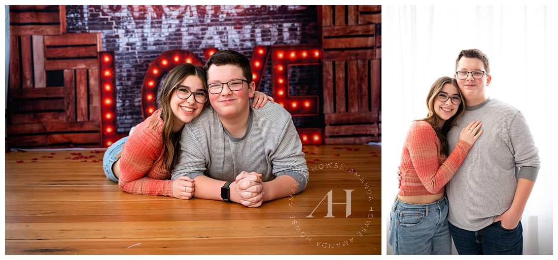 Significant Other Portrait Session in Studio253 | Photographed by the Best Tacoma Washington Senior Photographer Amanda Howse Photography