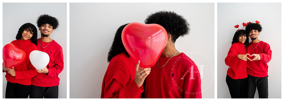 Cute and Fun BF/GF Poses for V-Day Photoshoot | Photographed by the Best Tacoma Washington Senior Photographer Amanda Howse Photography