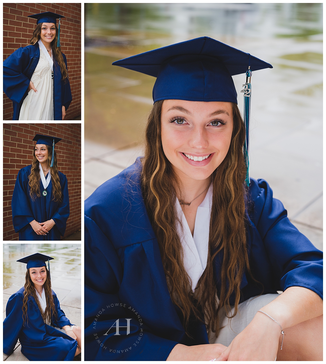 Rainy PNW Grad Portraits that Still Look Amazing | How To Take Graduation Portraits For Rainy Weather, WA Senior Photos | Photographed by the Best Tacoma Senior Portrait Photographer Amanda Howse