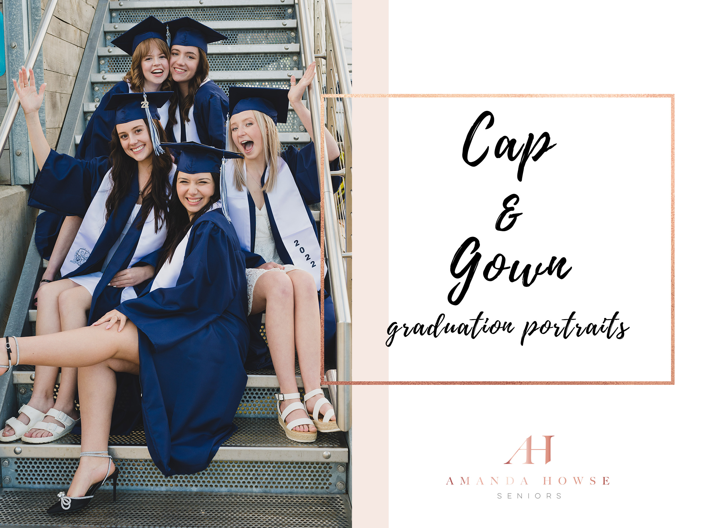Cap and Gown Grad Portraits | Amanda Howse Photography