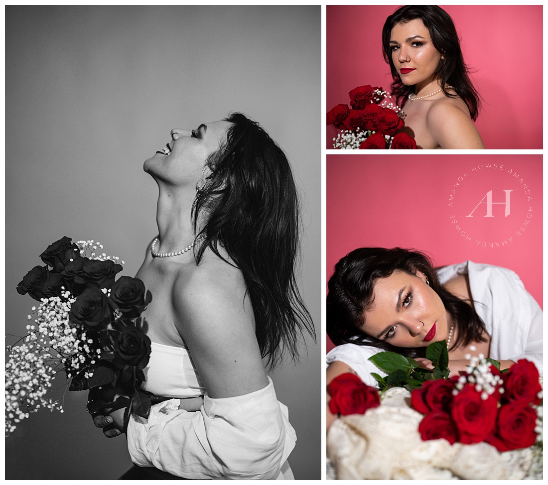 #Flowerwear Editorial Studio Shoot | AHP Models | Amanda Howse Photography