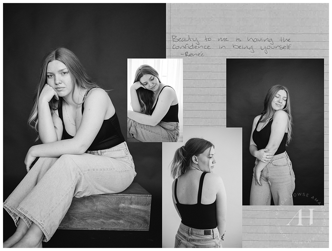 High School Senior's Thoughts on Natural Beauty and the 2021 Project Beauty Campaign | Photographed by Tacoma Senior Portrait Photographer Amanda Howse