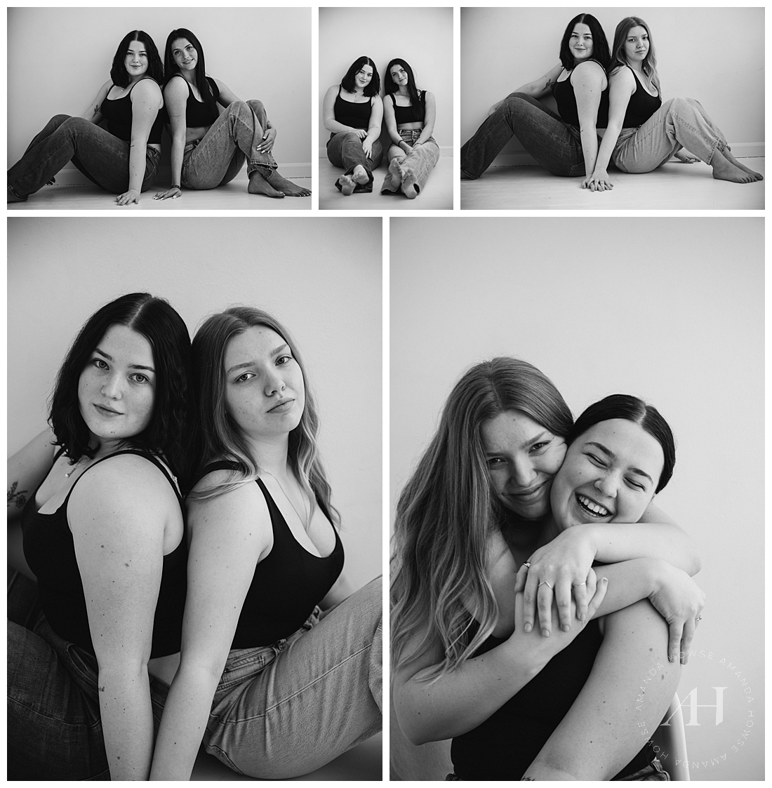 Black and White Senior Portraits with No Editing | AHP Model Team Class of 2023 | Photographed by the best Tacoma Senior Photographer Amanda Howse