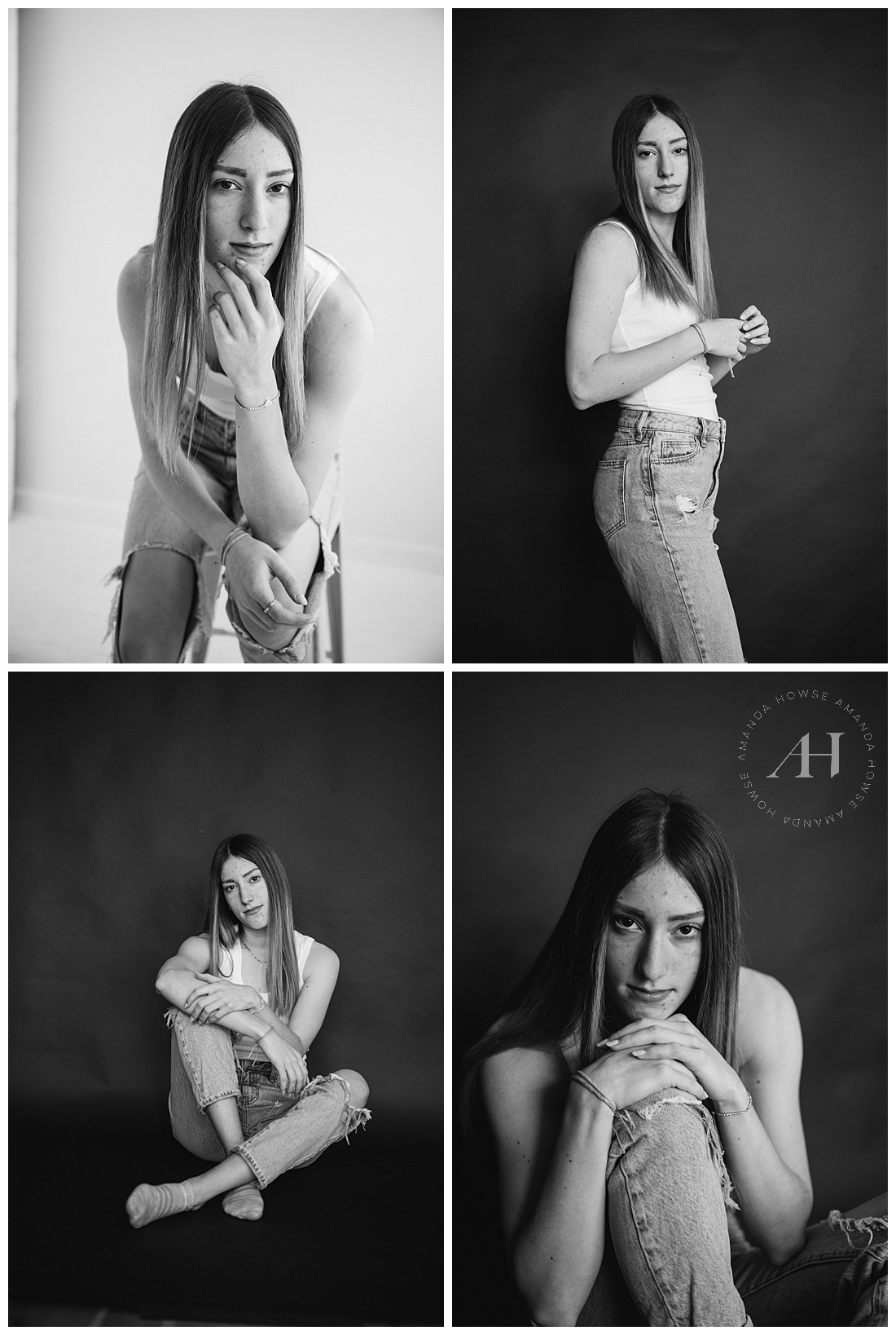 Portraits at Studio 253 | Amanda Howse Photography | Project Beauty Campaign for High School Seniors to Feel Confident and Empowered