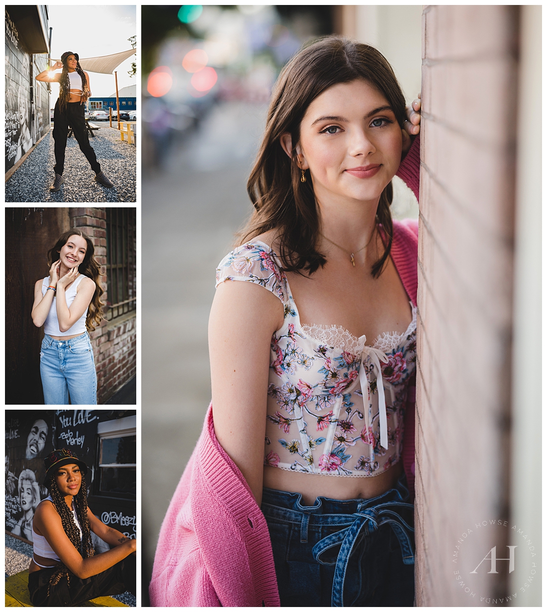Senior Portraits with Awesome Textured Backgrounds | Top Locations For Senior Portraits in Seattle-Tacoma Area | Photographed by the Best Tacoma Senior Portrait Photographer Amanda Howse