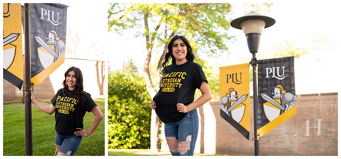 Pacific Lutheran University College Portraits For Soon to Be Student | Photographed by the Best Tacoma, Washington Senior Photographer Amanda Howse Photography