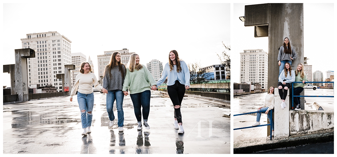 Fun Photoshoot Ideas with Your High School Friends | Photographed by the best Tacoma, Washington Senior Photographer Amanda Howse