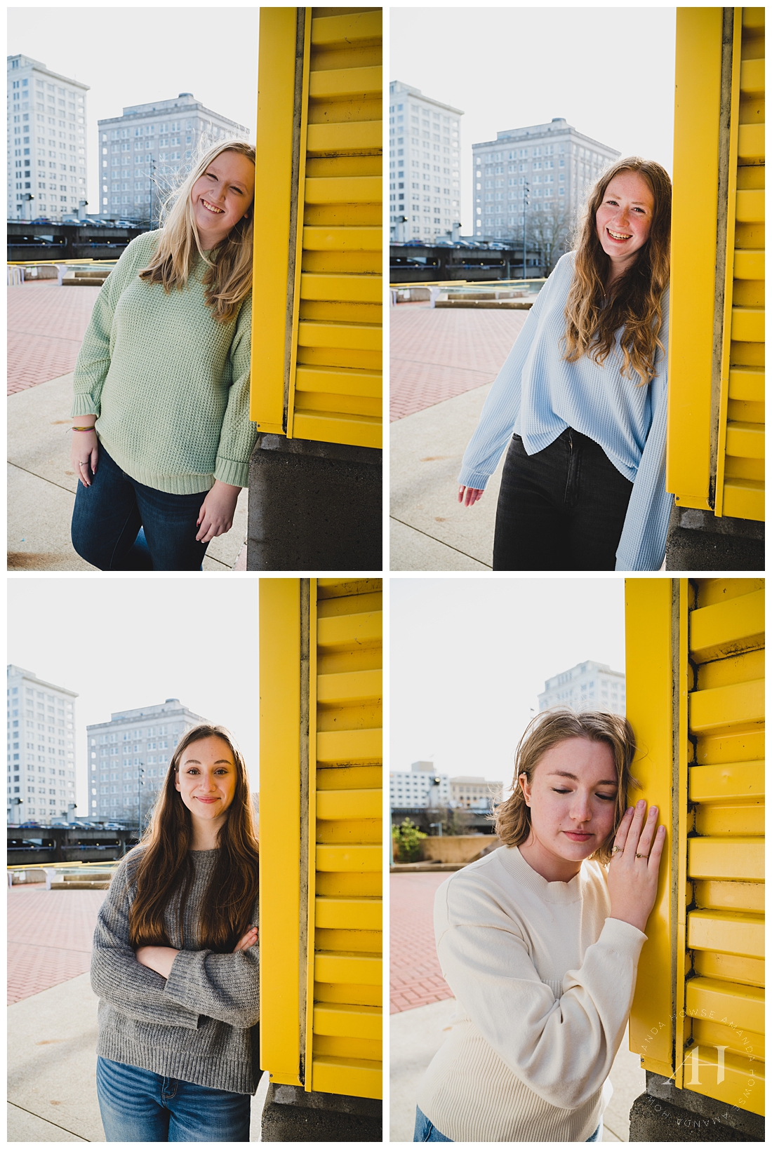 Ideas For High School Seniors and their Friends During the Winter | BFF Portrait Session | Photographed by the best Tacoma, Washington Senior Photographer Amanda Howse