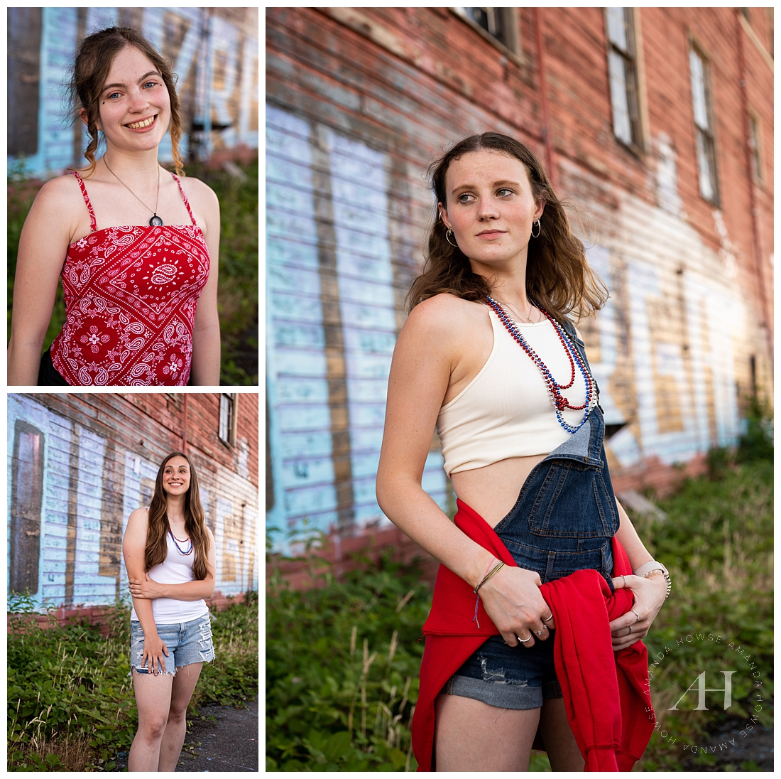 Easy 4th of July Outfit Ideas For Your BBQ, Party, or Photoshoot | Photographed by the Best Tacoma, Washington Senior Photographer Amanda Howse Photography