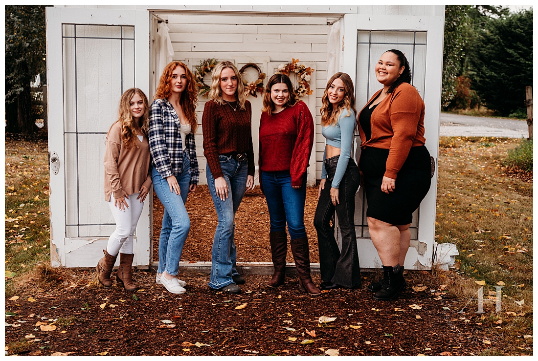 AHP Senior Team Fall Portraits at Wild Hearts Farm | Cute Outfit Ideas For Every Fall Occasion | Portraits by Amanda Howse Photography