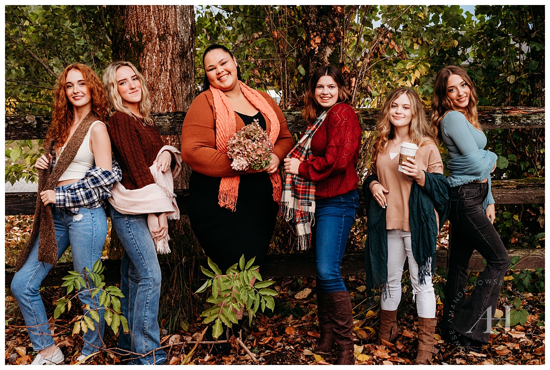 AHP Class of 2024 Visits Wild Hearts Farm For a Fall Senior Portrait Session | Photographed by Amanda Howse Photography