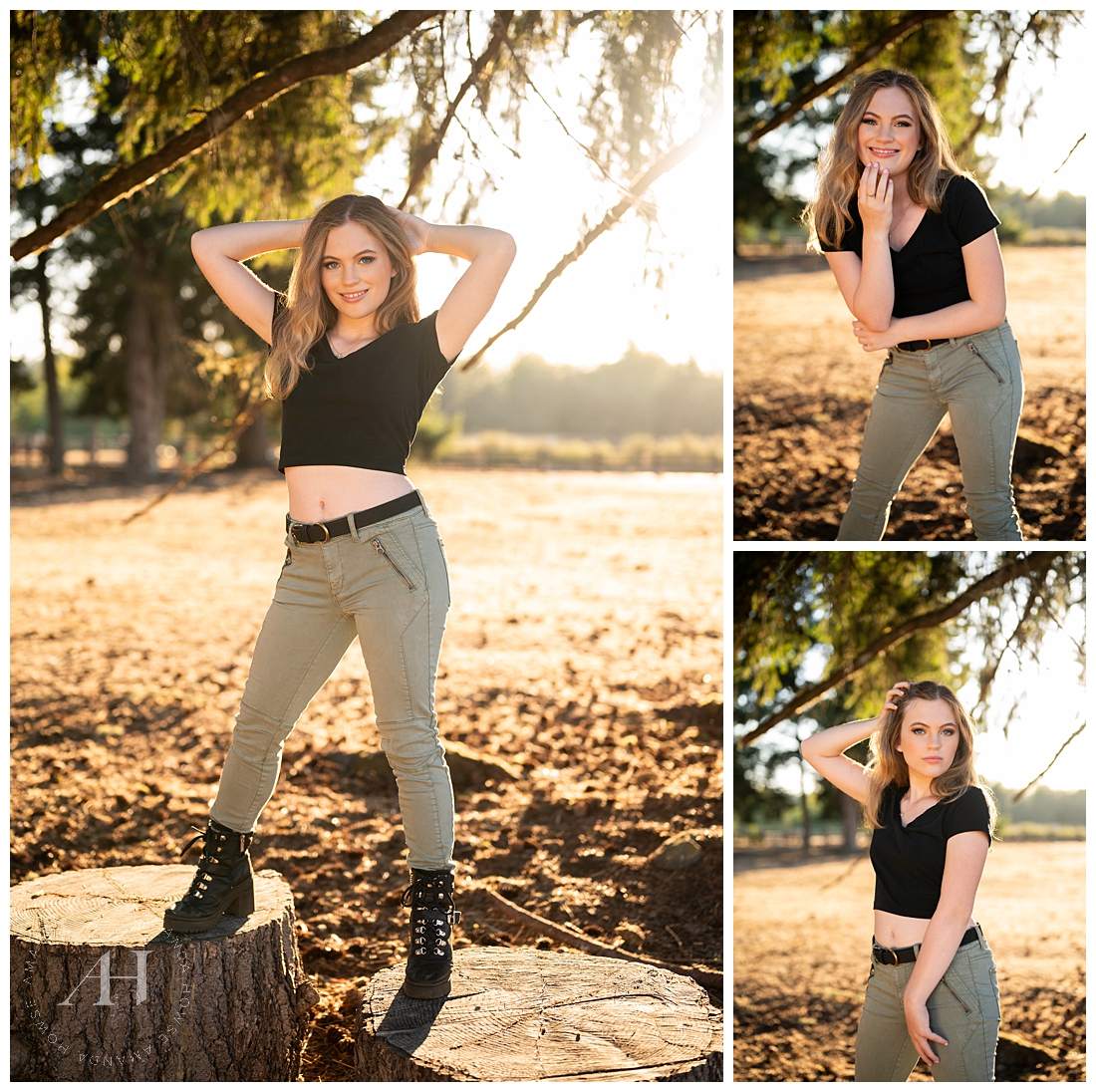 PNW Senior Photos in the Forest | Class of 2024 | AHP Seniors