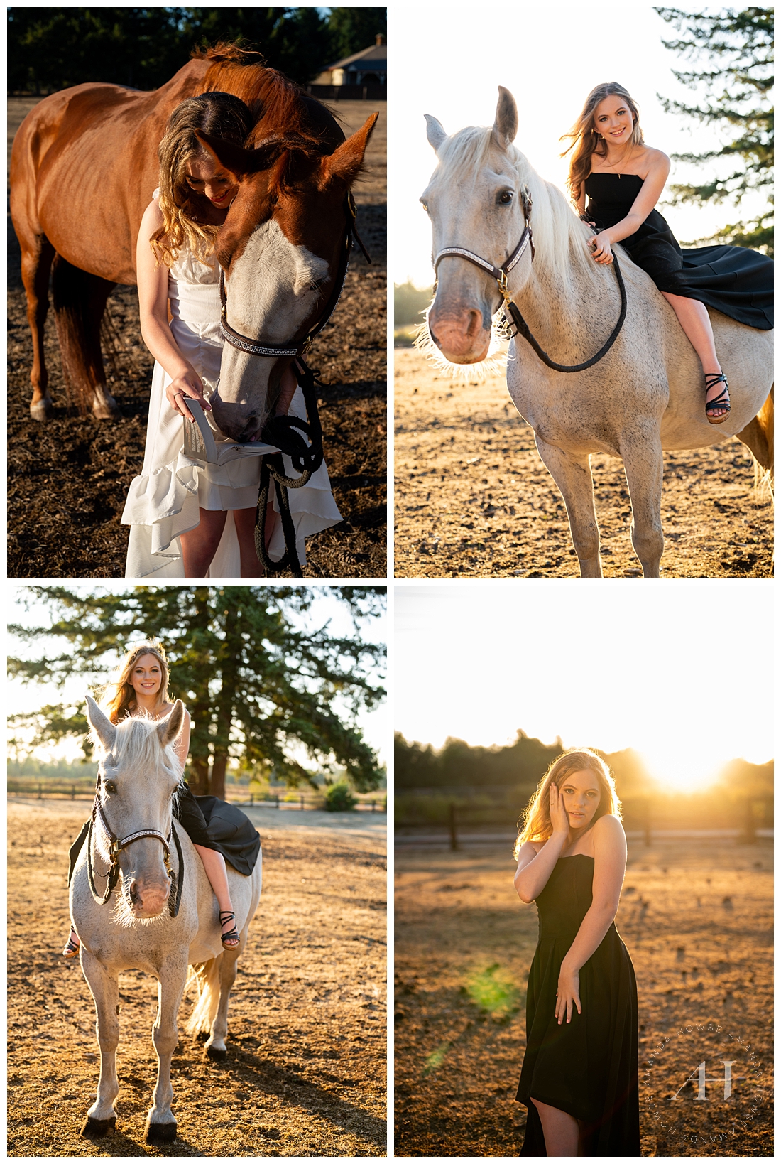 Gracie | AHP Class of 2024 | Equestrian Senior Portraits in Tacoma 