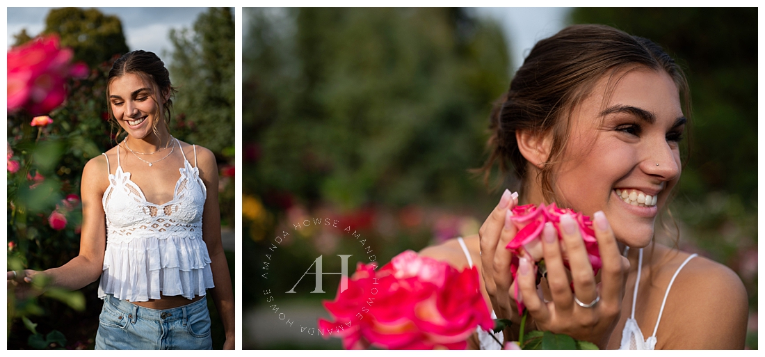 Playful Poses For Outdoor Portrait Locations | Pt. Defiance Senior Portraits by Amanda Howse Photography 