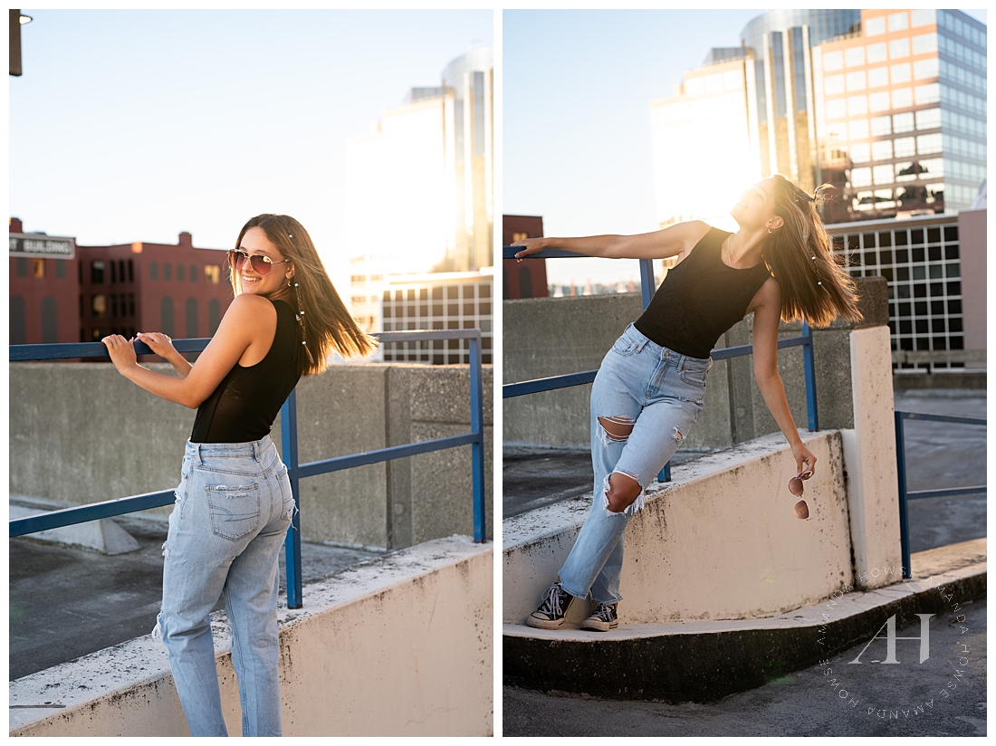 Best Rooftop Portraits For High School Seniors and Grads | Amanda Howse Photography 