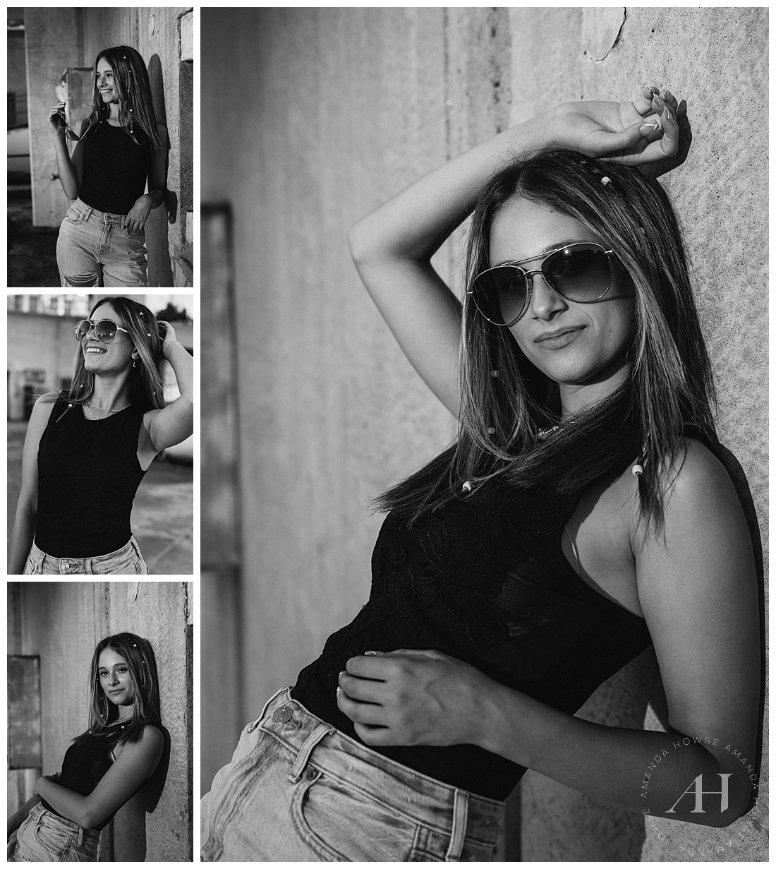 Cool Pose Ideas For Ubran Portraits | AHP Class of 2023 | Photos by the Amazing Amanda Howse Photography 