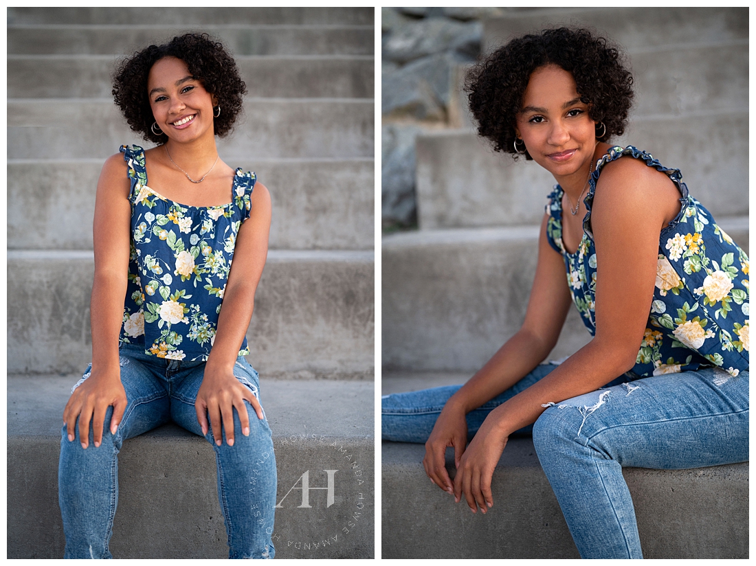 Summertime Senior Portraits Near Tacoma | Amanda Howse Photography 