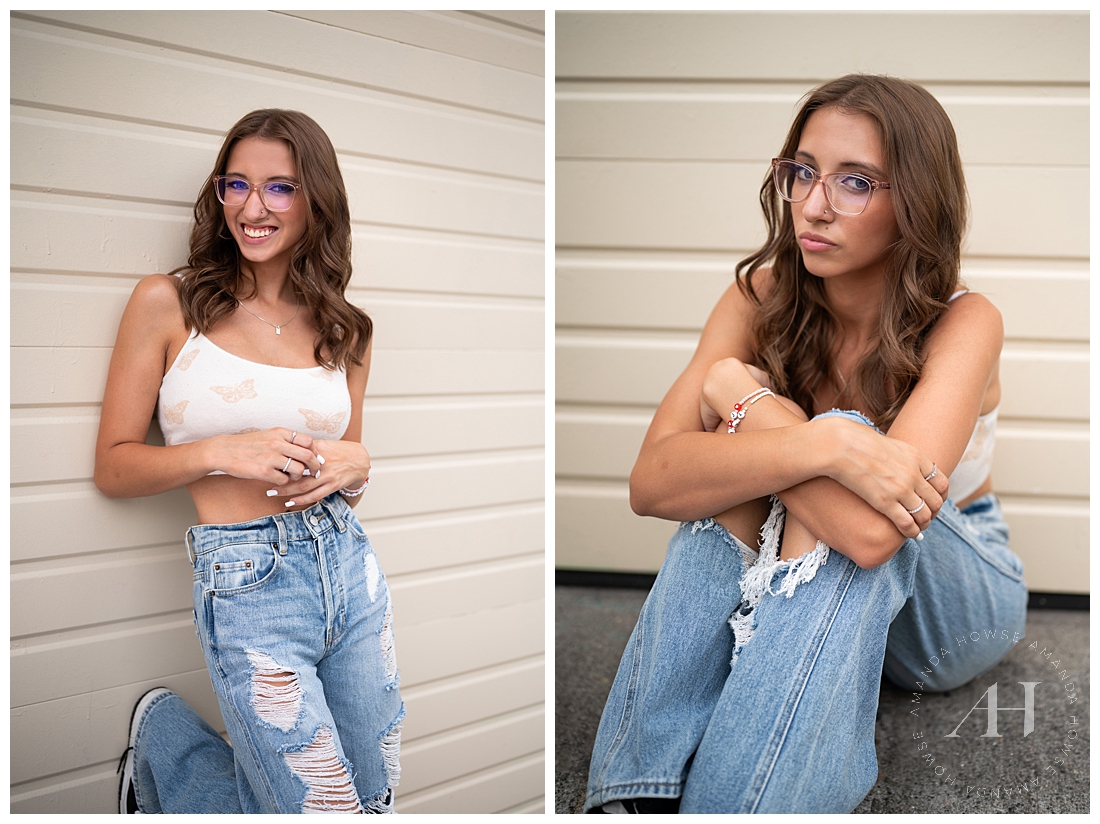 Casual Senior Photos in Downtown Tacoma | By the Amazing Amanda Howse Photography 
