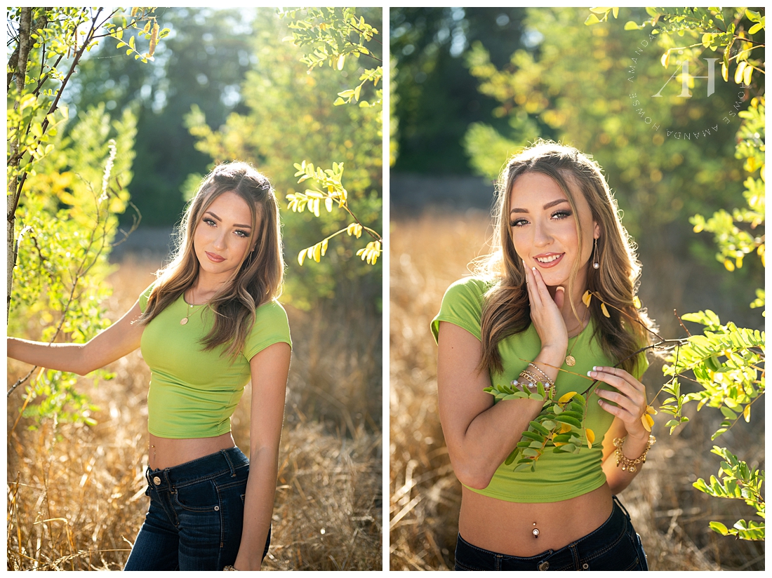 Outdoor Senior Photos with a Casual Feel | Summertime Senior Sessions in the PNW | AHP Class of 2024
