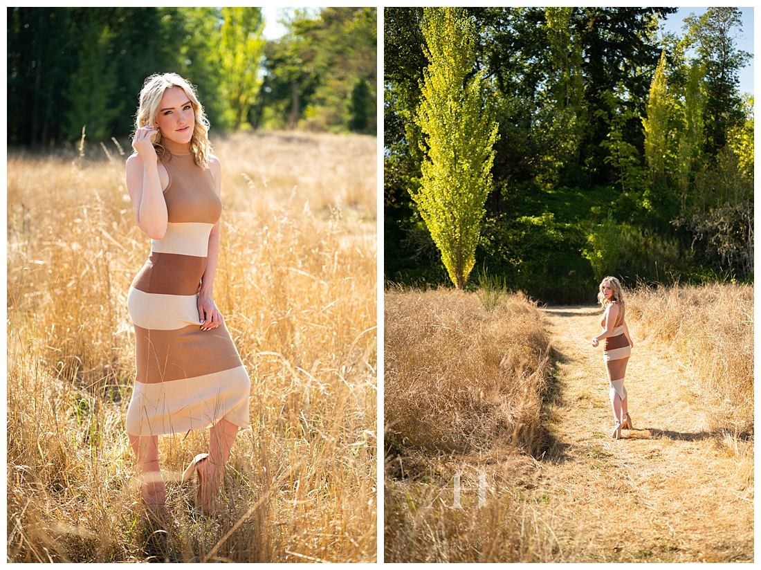 Cute Outfit Ideas For Outdoor Senior Portraits | Summertime Outfit Guide | Amanda Howse Photography