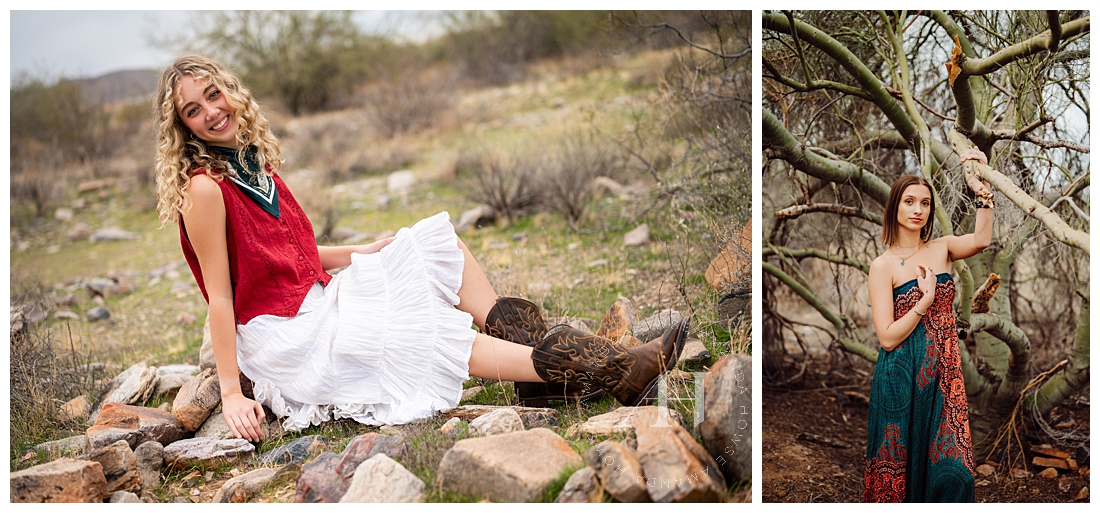 Styled Portrait Session | Cowgirl Boots, Dessert Fashion | Amanda Howse Photography