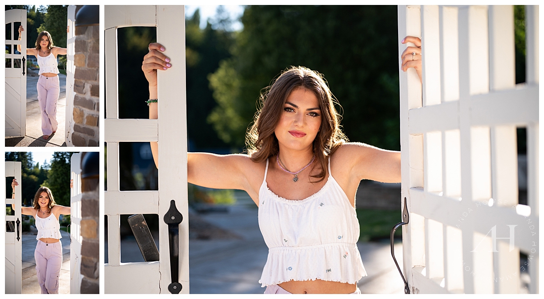 Casual Senior Photo Outfit Ideas For Summertime | by Amanda Howse Photography, Best Senior Portraits