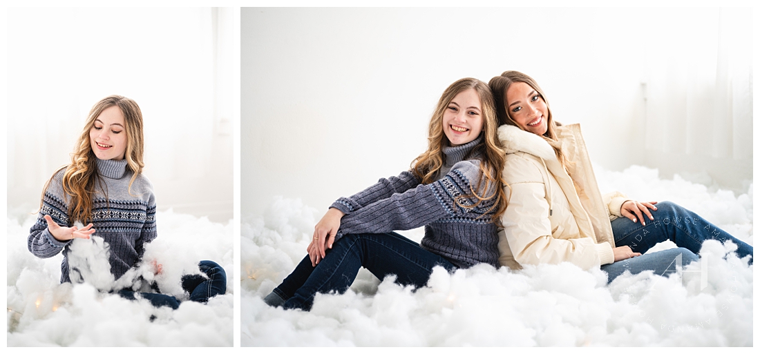 Senior Team Cloud Portraits | Photoshoot Ideas For Cold Weather | Amanda Howse Photography
